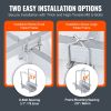 Marine Trailer Guide Set, 20.5' Flexibly Adjustable Poles, Pair of Steel Anti-Rust Guides, Durable Roller Support for Ski, Fishing