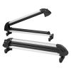 Ski and Snowboard Roof Rack, 31.7-Inch Universal Ski Rack for Car Roof Fit Most Crossbars, Carry up to 6 Pairs of Skis or 4 Snowboards